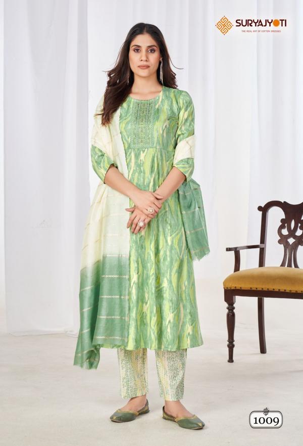 Suryajyoti Anarkali Special Vol-1 – Anarkali Kurti With Pant & Dupatta